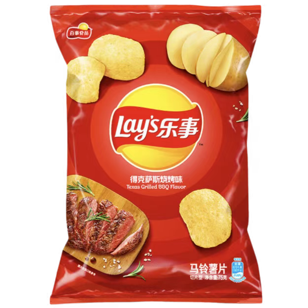 Lays薯片40g•烧烤
